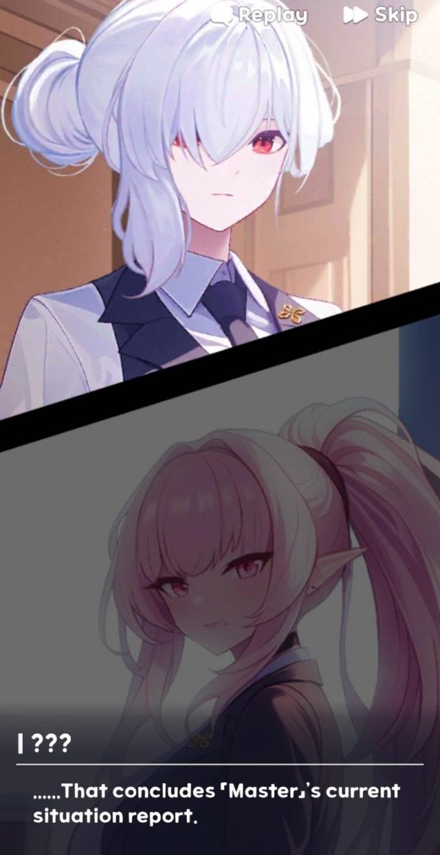 two anime girls in a comic book panel talking about something mysterious