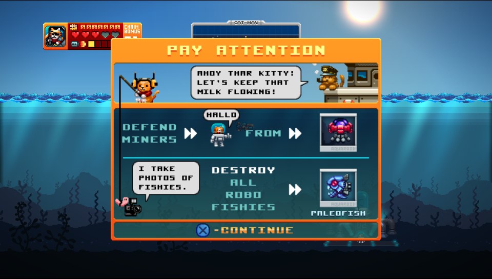 Aqua Kitty - Milk Mine Defender