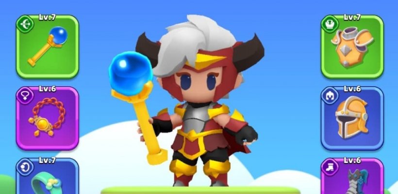 a noob character alex in archero 2