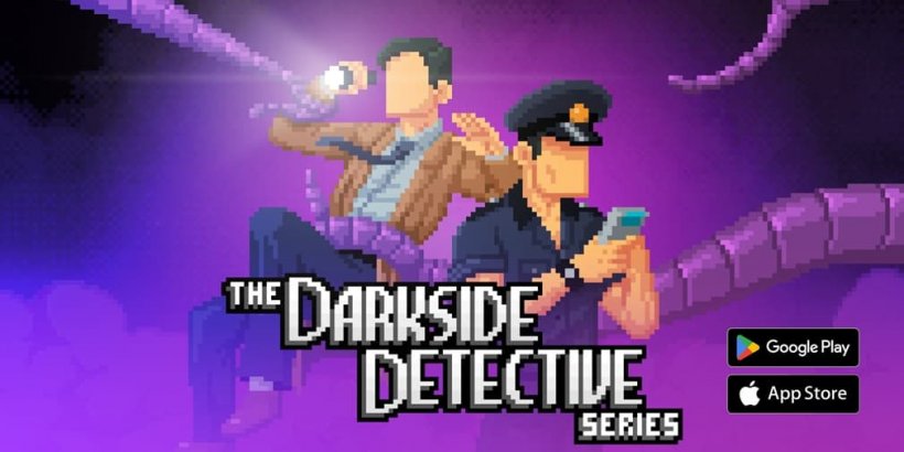 Darkside Detective, the satirical, stylish, and spooky mystery game, is out now on iOS and Android