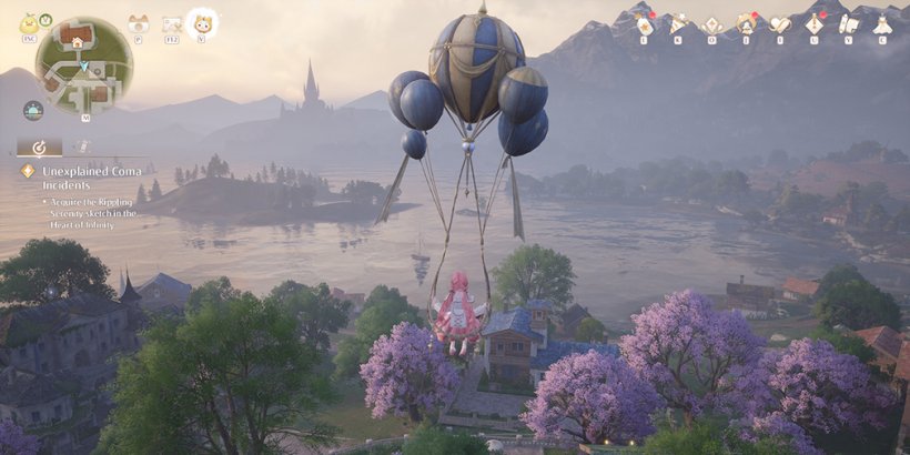 What happens when I go on the hot air balloon ride in Infinity Nikki?