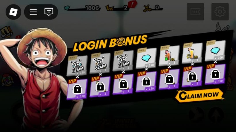 Login Bonuses in One Piece Grand Arena