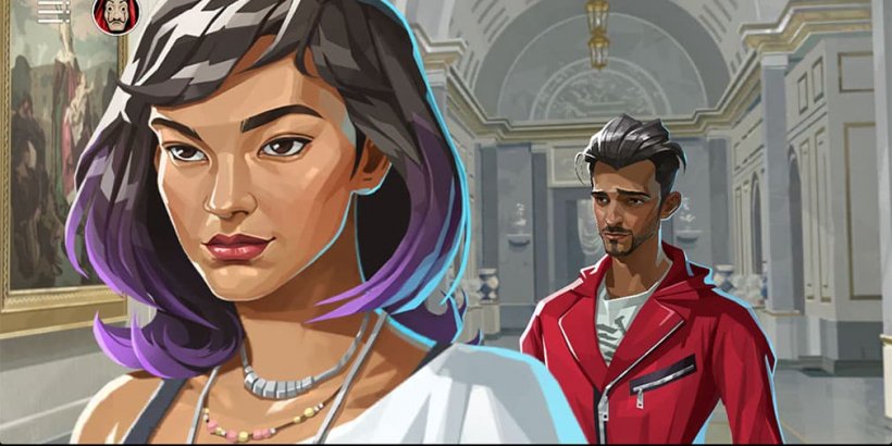 two characters from Money Heist game