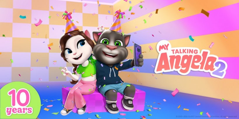 My Talking Angela 2 celebrates the series’ 10th birthday with the Party with a Friend event