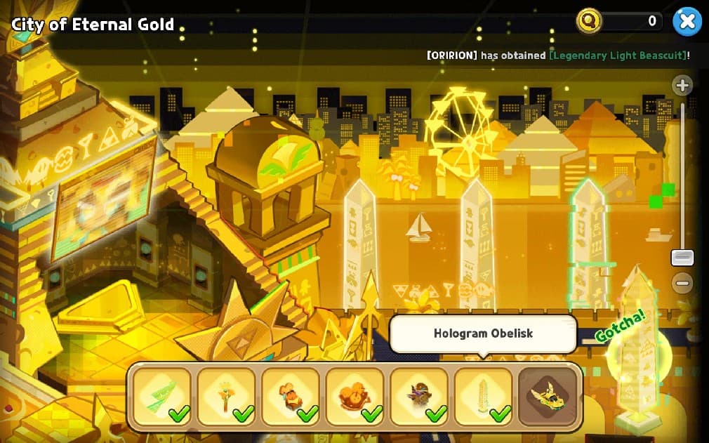 hologram obelisk location