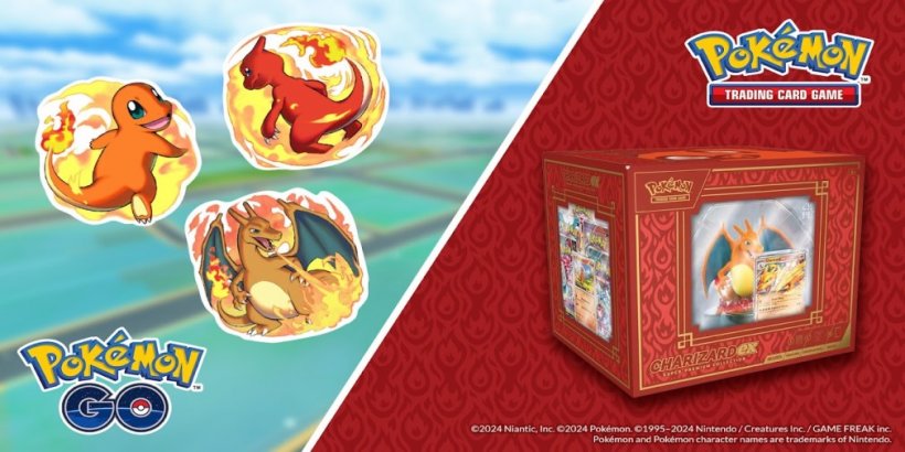 Pokemon Go is releasing new Charizard stickers to celebrate the release of the Pokémon TCG: Charizard ex Super-Premium Collection
