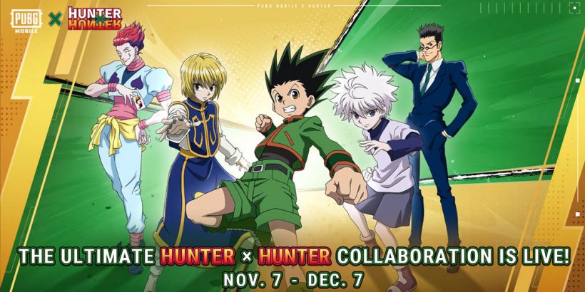 PUBG Mobile brings Hunter x Hunter crates, skins and avatars in latest crossover