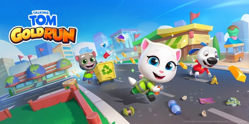 Talking Tom Gold Run and My Talking Tom Friends invite you to save the world during Green Game Jam 2024