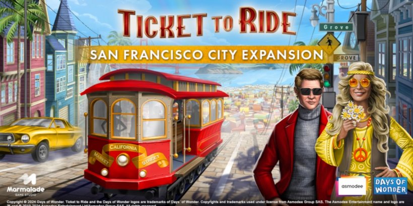 Ticket to Ride is taking you to San Francisco in its latest digital expansion